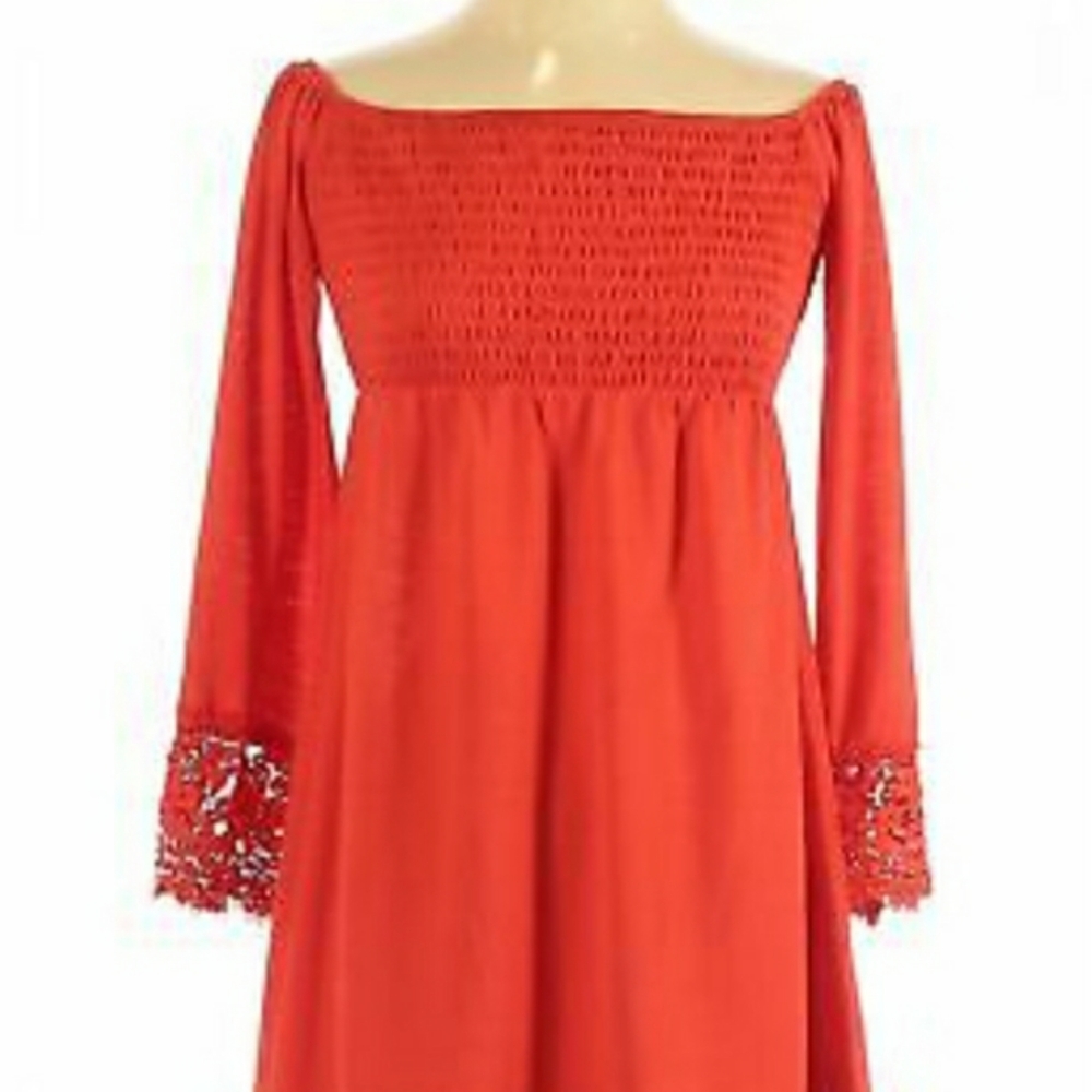 Society Girl guava (orange) color blouse
